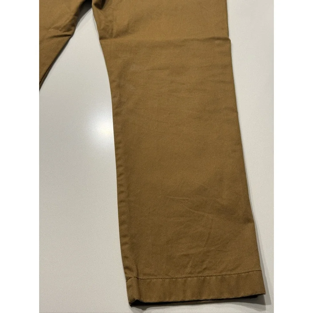 J.Crew Broken In Mens Urban Slim Pants 34x30 Brown 100% Cotton Chinos